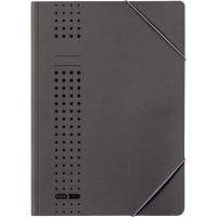 ELBA Eckspanner chic 400010101 DIN A4 150Bl. Karton anthrazit