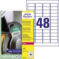 Ultra-Resistente Etiketten L7911-40 45,7x21,2mm weiß 1920 Stück