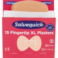 Salvequick Pflaster 6454 Fingerspitzen Textil 15 Stück