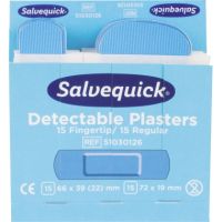 Salvequick Pflaster Fingerkuppe 1009736 detektierbar 35 Stück