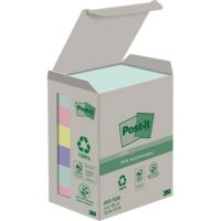 Post-it Haftnotiz Recycling Notes 653-1GB 51x38mm sortiert 6 Stück