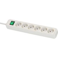 brennenstuhl Steckdosenleiste Eco- Line 1159520400 Schalter 6fach weiß