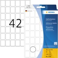 HERMA Vielzwecketikett 2380 16x22mm Papier weiß 1.344 Stück