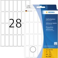 HERMA Vielzwecketikett 2360 13x40mm Papier weiß 896 Stück