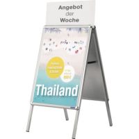 magnetoplan Kundenstopper SP 00016 66,1x119cm DIN A1 silber