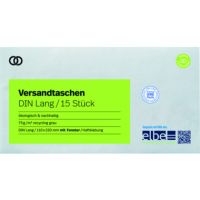 Soennecken Briefumschläge oeco 2959 DIN lang mit Fenster haftklebend 15 Stück