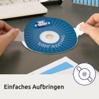 Avery Zweckform CD/DVD-Etikett L7676-25 matt 50 Stück