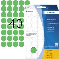 HERMA Markierungspunkt 2255 19mm Papier grün 1.280 Stück