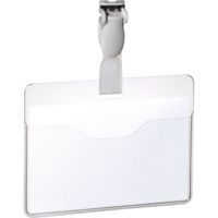 Namensschild 814719 60x90mm transparent 25 Stück