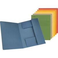 Falken Jurismappe 80001357 DIN A4 3 Klappen Karton rot