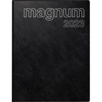 rido/idé Buchkalender 2023 magnum 18,3x24cm 1 Woche auf 2 Seiten schwarz