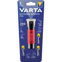 Varta Taschenlampe Outdoor Sports 17627101421 LED 3xAAA rot