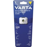 Varta Stirnlampe Ultralight H30R 18631101401 Akku 10lm weiß