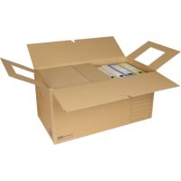 ELBA Archivbox tric system 100421124 für A4 braun 10 Stück