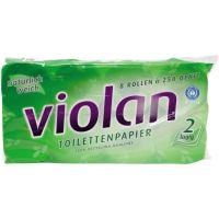 Fripa Toilettenpapier Violan 1530804 2-lagig 250Bl. 8 Rl./Pack.