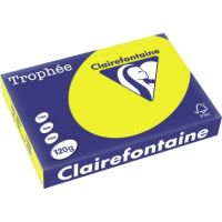 Clairefontaine Tropheé Papier/1292C A4 kanariengelb 120g 250 Blatt