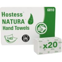 HOSTESS Papierhandtücher NATURA 6810 2-lagig C-Falz weiß 20x140Stück