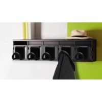 UNILUX Garderobenhaken FIL 491 100340762 magnetisch schwarz