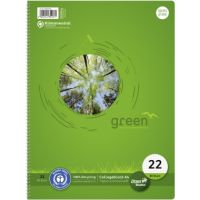 Staufen Collegeblock Green 608570020 DIN A4 70g kar. weiß 80Bl