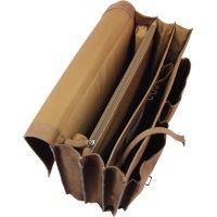Pride & Soul Aktentasche EARL 47132 42x34x17cm Echtleder braun