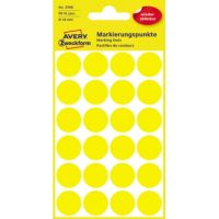 Avery Zweckform Markierungspunkt 3598 18mm gelb 96 Stück