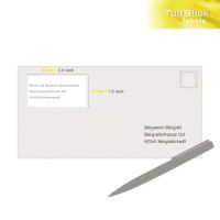 Etikett TopStick 8706 70x37mm weiß 2.400 Stück