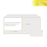 Etikett TopStick 8720 210x297mm weiß 100 Stück