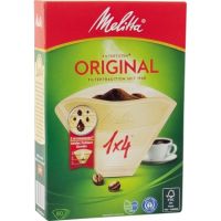 Melitta Kaffeefiltertüte Typ 1x4 206810 naturbraun 80 Stück