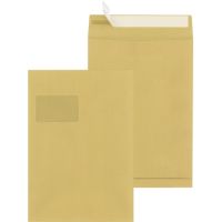 MAILmedia Faltentasche 30002484 C4 haftklebend mit Fenster 20mmFalte br 25 Stück