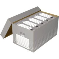 ELBA Umzugkarton tric 100333273 37x32,2x62,2cm Wellpappe grau/weiß