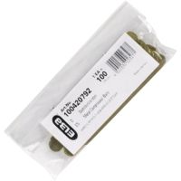 ELBA Deckleiste 100420792 11x95mm Metall messing 100St.