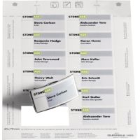 DURABLE Einsteckschild BADGEMAKER 145302 75x40mm weiß 240 Stück