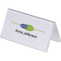 DURABLE Tischnamensschild 805119 100x52/104mm transparent 25 Stück