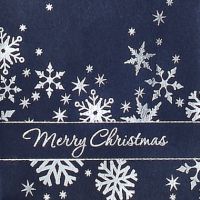 SIGEL Premium Geschenktasche GT110 260x330x125mm Silver Snowflakes