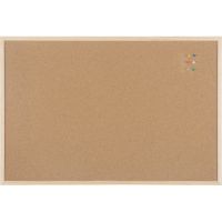 Bi-office Korktafel MC070012010 beidseitig Holzrahmen 90x60cm