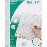 Leitz Trennblätter 16503085 DIN A4 grau 25 Stück