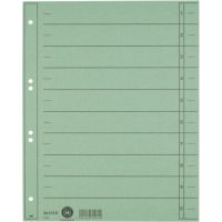 Leitz Trennblatt 16580055 A4 230g Karton grün 100 Stück