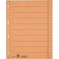 Leitz Trennblatt 16580045 A4 230g Karton orange 100 Stück