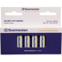 Soennecken Batterie Mignon AA LR6 1,5 V 8 Stück