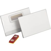 DURABLE Namensschild 824419 90x54mm transparent 25St.