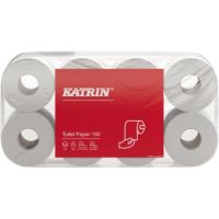 Katrin Toilettenpapier Plus 40414 3-lagig 150Bl. weiß 8 Rl./Pack.