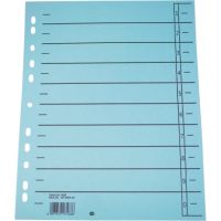 Soennecken Trennblätter oeco 1457 A4 230g Karton blau 100 Stück