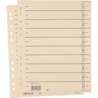 Soennecken Trennblätter oeco 1458 A4 230g Karton chamois 100 Stück