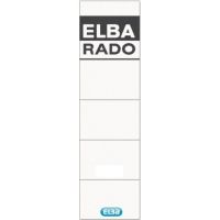 ELBA Einsteckrückenschild 100420960 breit/kurz weiß 10 Stück