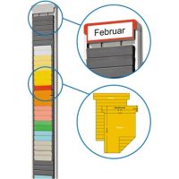 Ultradex T-Kartentafel 528450 50 Karten flexible Kartenplätze