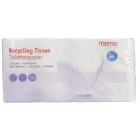 memo Toilettenpapier Recycling Tissue H3456 4lg. 130Bl. 8Rl.