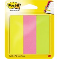 Post-it Haftstreifen Page Marker 671-3 25x76mm sortiert 3 Stück