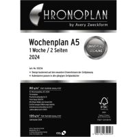 Chronoplan Wochenplan 50234 148,5x210mm 1W/2S