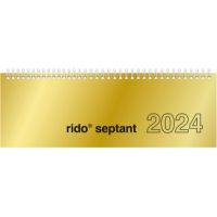 rido/ide Querkalender 7036121914 Jahr 2024 1Woche auf 2 Seiten 30,5x10,5cm