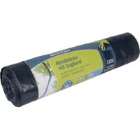 Secolan Müllbeutel H1324 120l Zugband schwarz 10St.